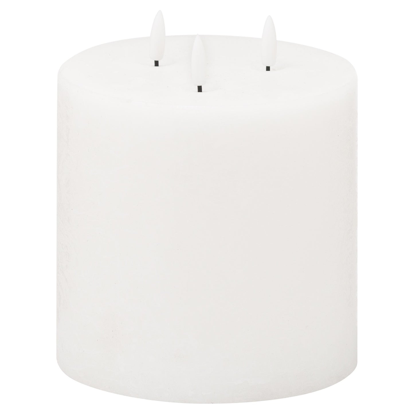 White LED Large Three Wick Candle