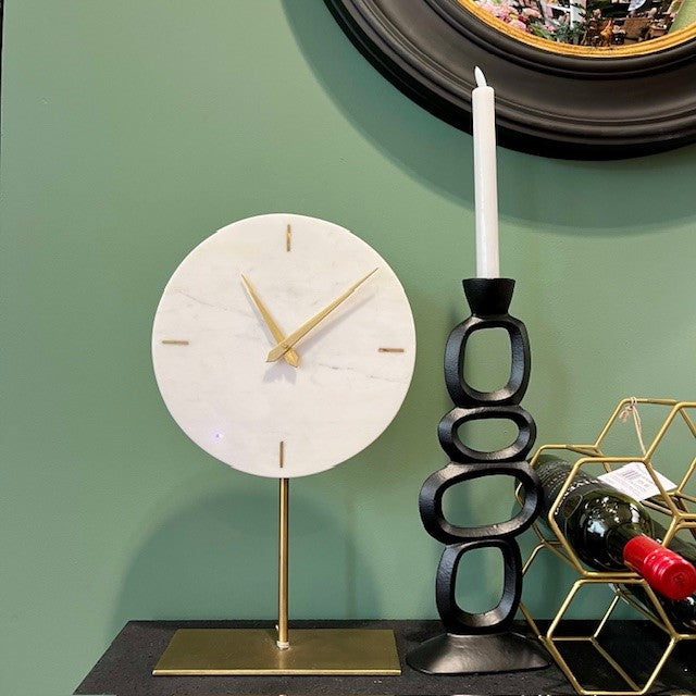 Stone Mantle Clock