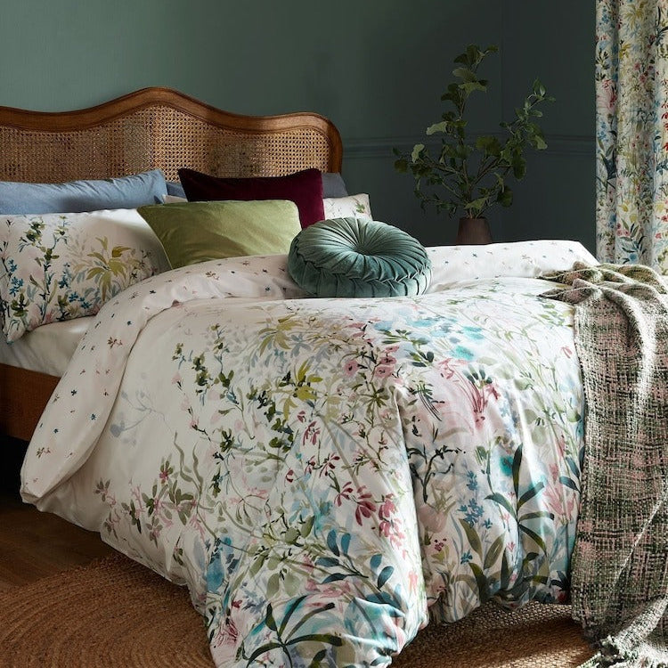 Watercolour Wild Flower Bed Linen