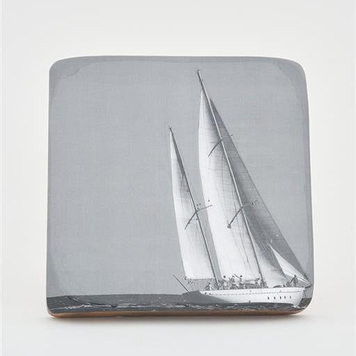Wooden Sailing Art Block