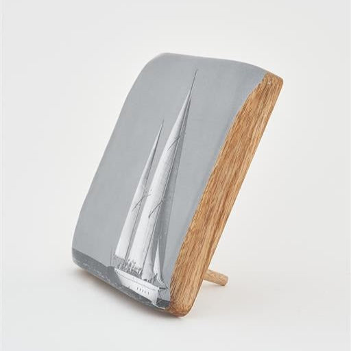 Wooden Sailing Art Block