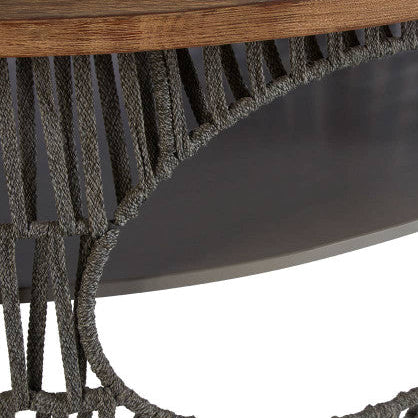 Amalfi Rope & Stone Coffee Table