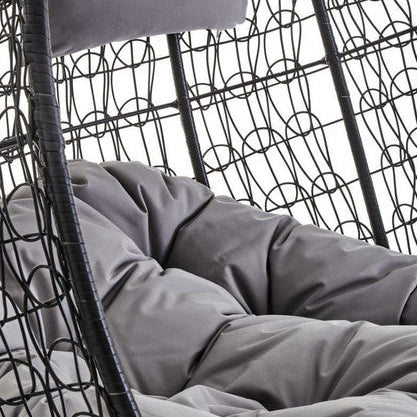 Bali Black Rattan Hanging Chair