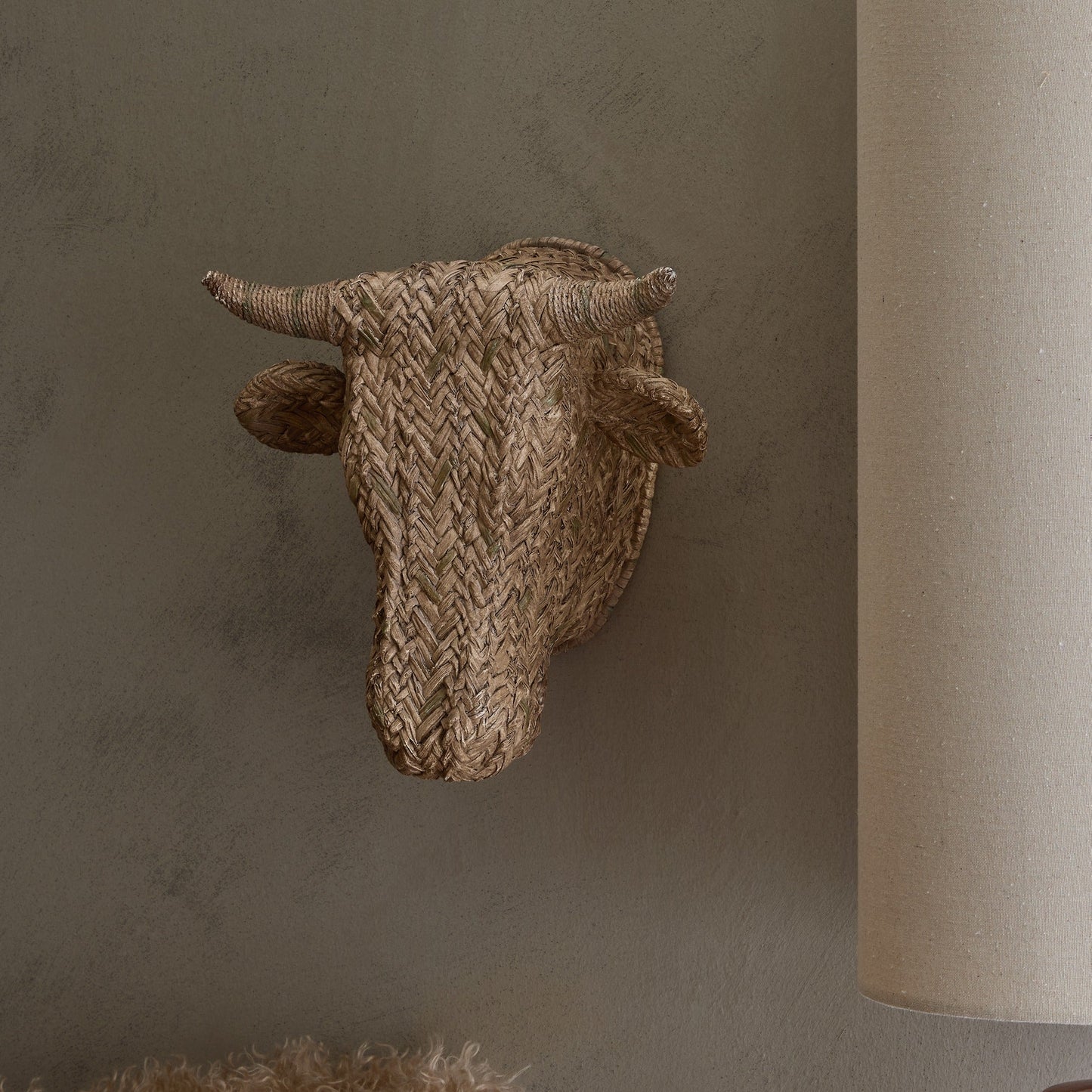 Country Cow Wall Sculpture