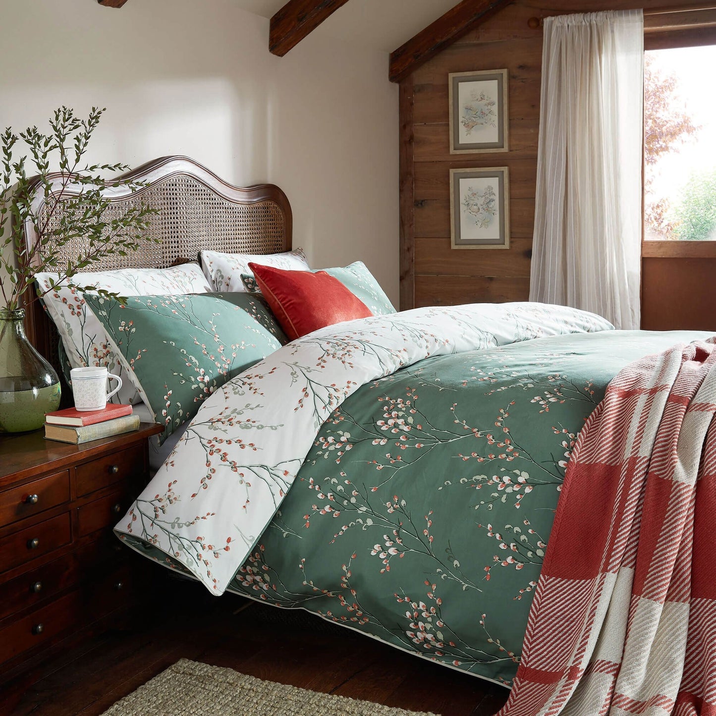 Fern Green Willow Bed Linen