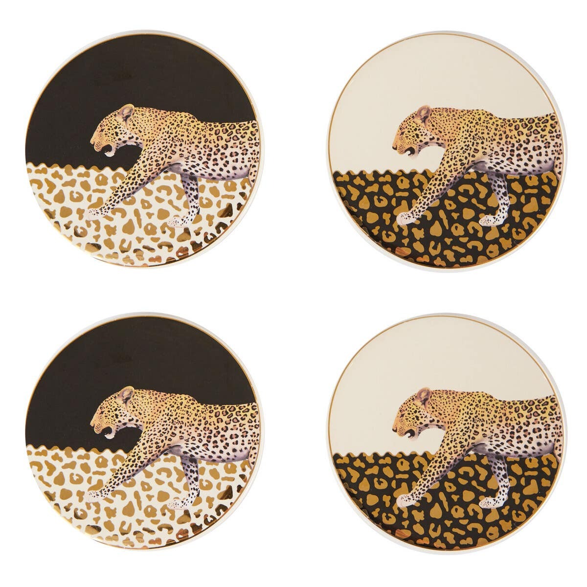 Leopard Set of 4 Coasters