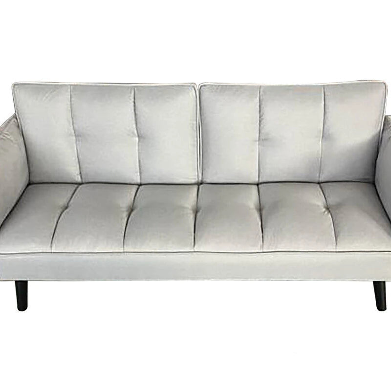 Gray sofa on a white background